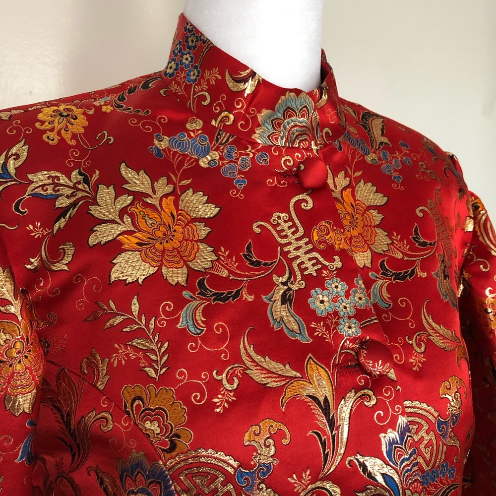 Oriental Print Jacket - image 3